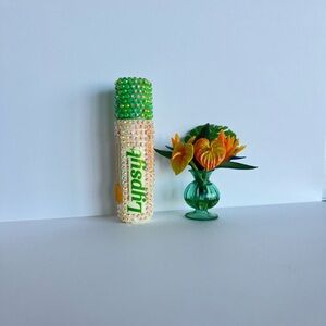 Green and White Lip Balm